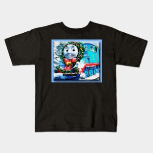 Christmas Thomas the tank engine Kids T-Shirt